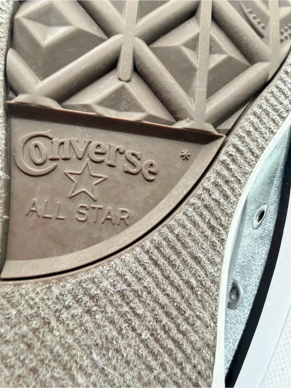 Converse Chuck Taylor All Star Low Top Sneakers - Light Gray suede